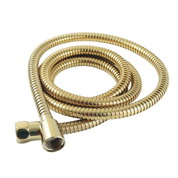 Kingston Brass 72Inch Stainless Steel Shower Hose, Polished Brass H72SS2